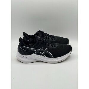 Asics Women's GT 2000 12  Black White Running Sneakers Size 7.5 W Wide 1012B504